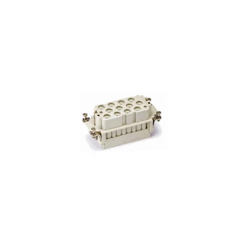 Insert HK, Raccordement à Sertir, mâle, 12 pin, 40A, Polycarbonate, 16B 